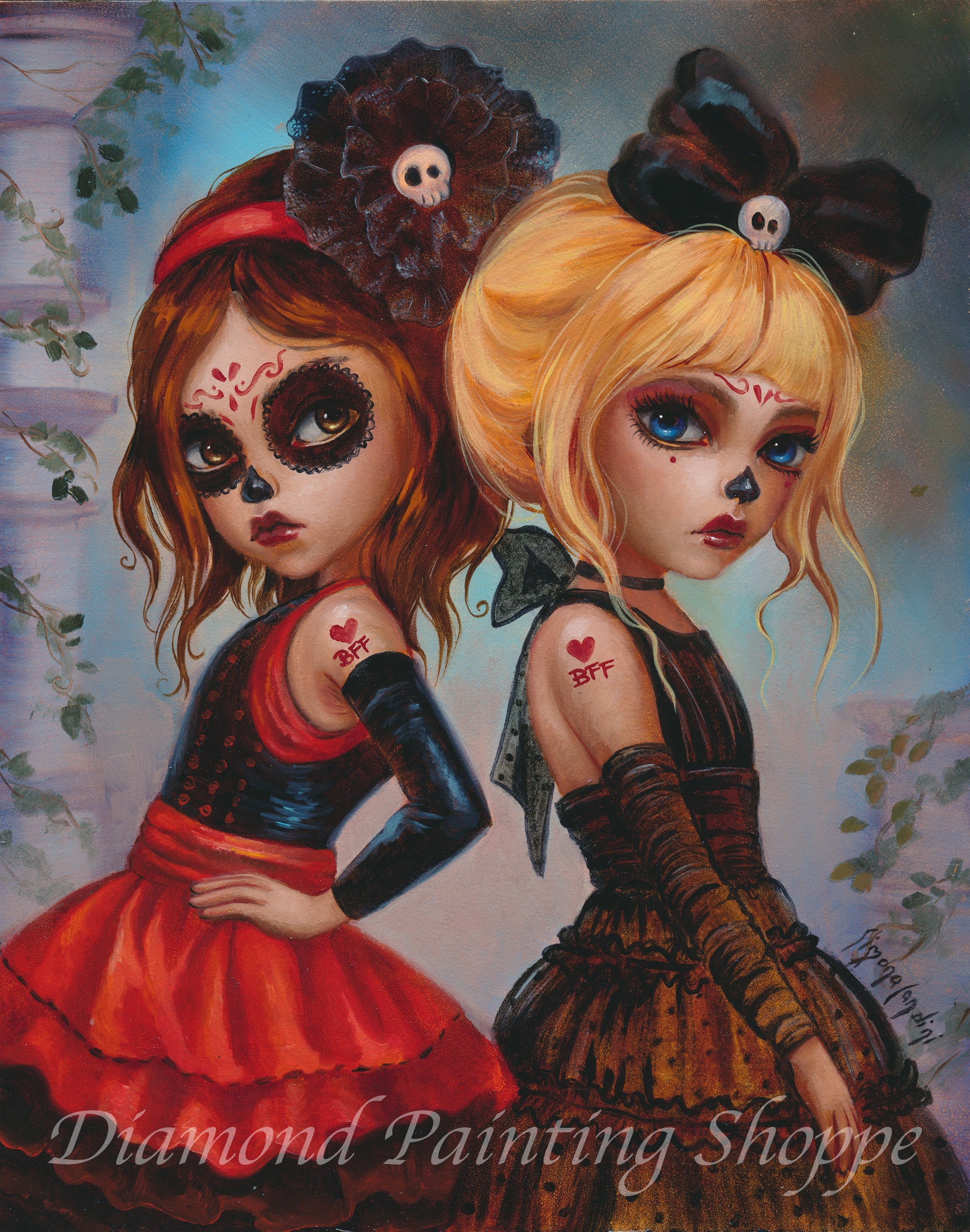 Alice and Calaverita Midnight's Mischief - by: Simona Candini