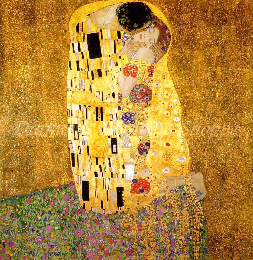 The Kiss (1907-1908) By Gustav Klimt | Diamond Painting Shoppe