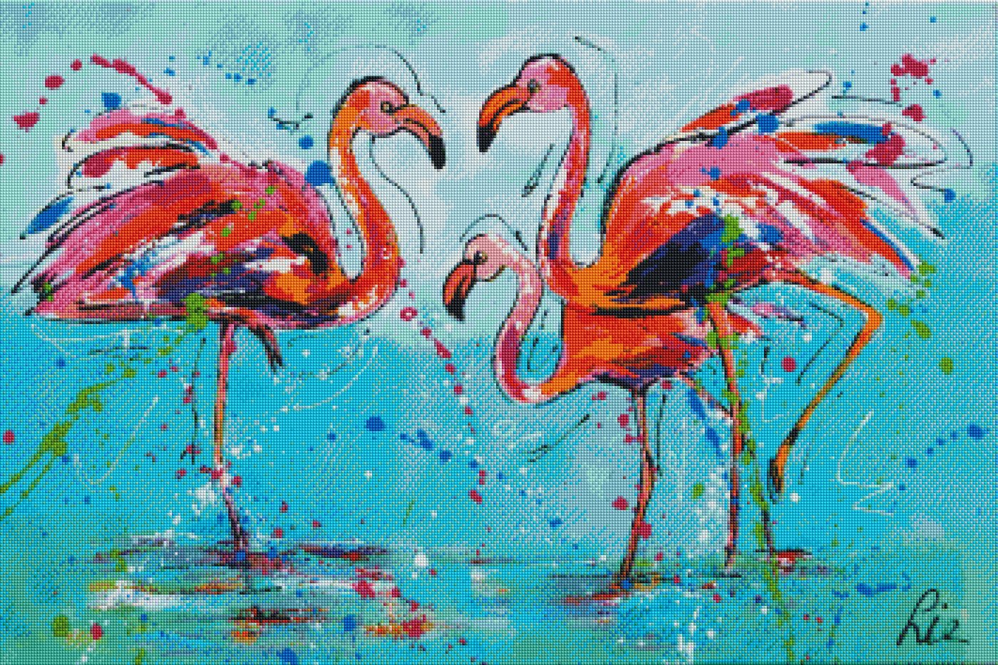 The Happy Flamingos