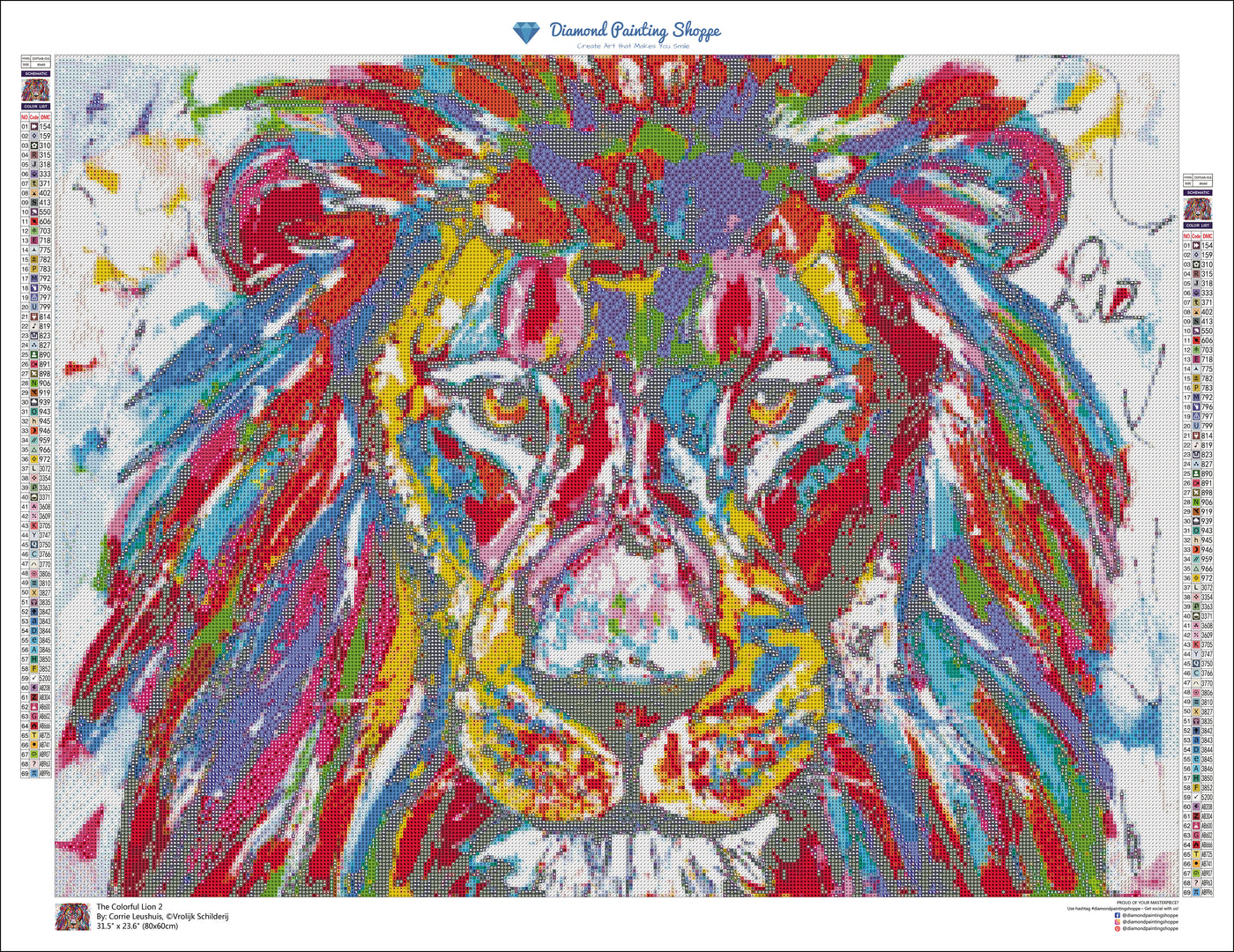 The Colorful Lion