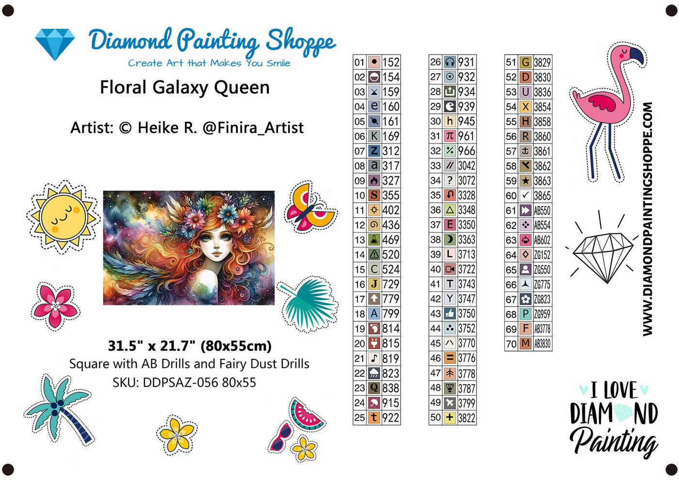 Floral Galaxy Queen (MTO)