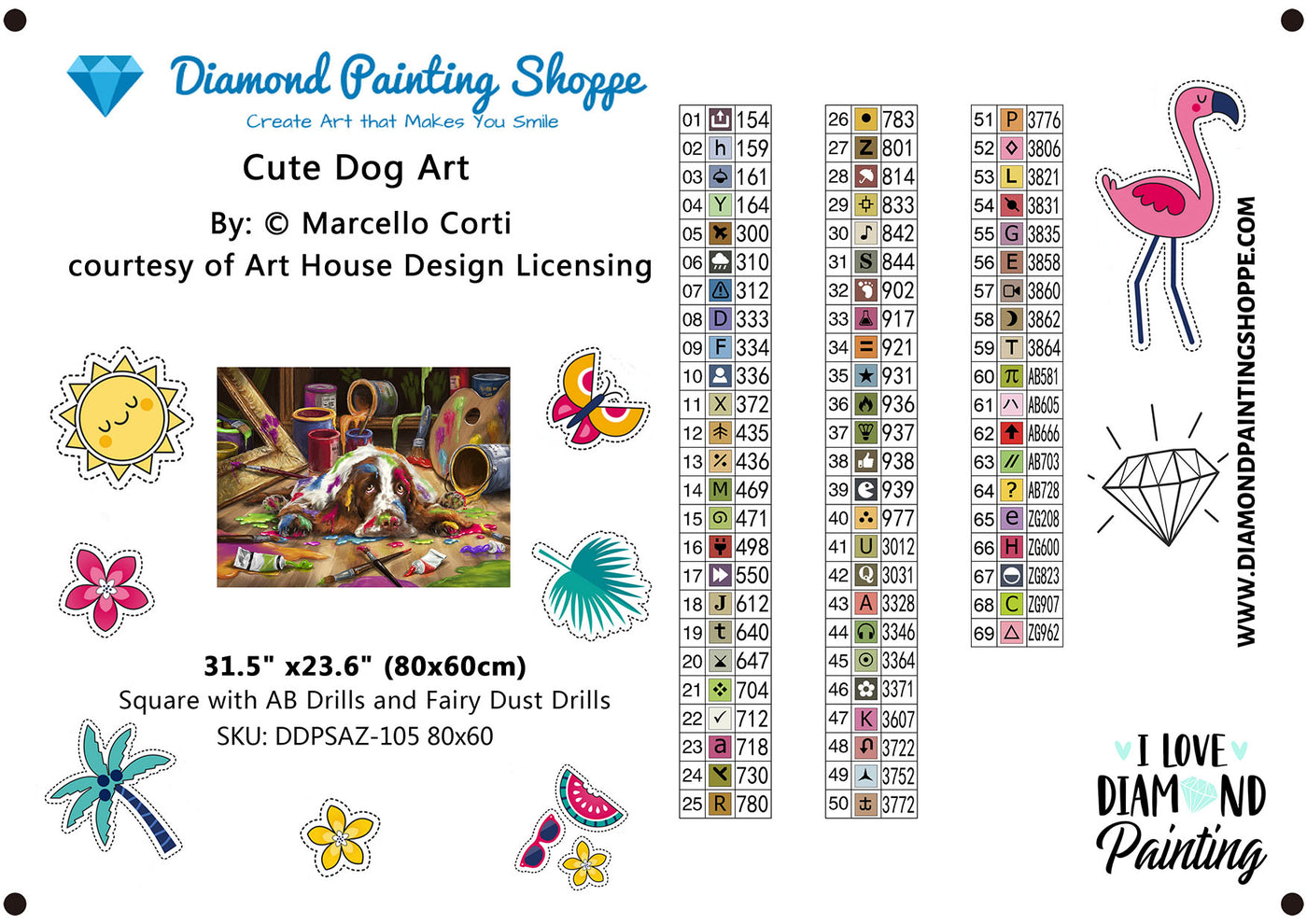 Cute Dog Art (MTO)