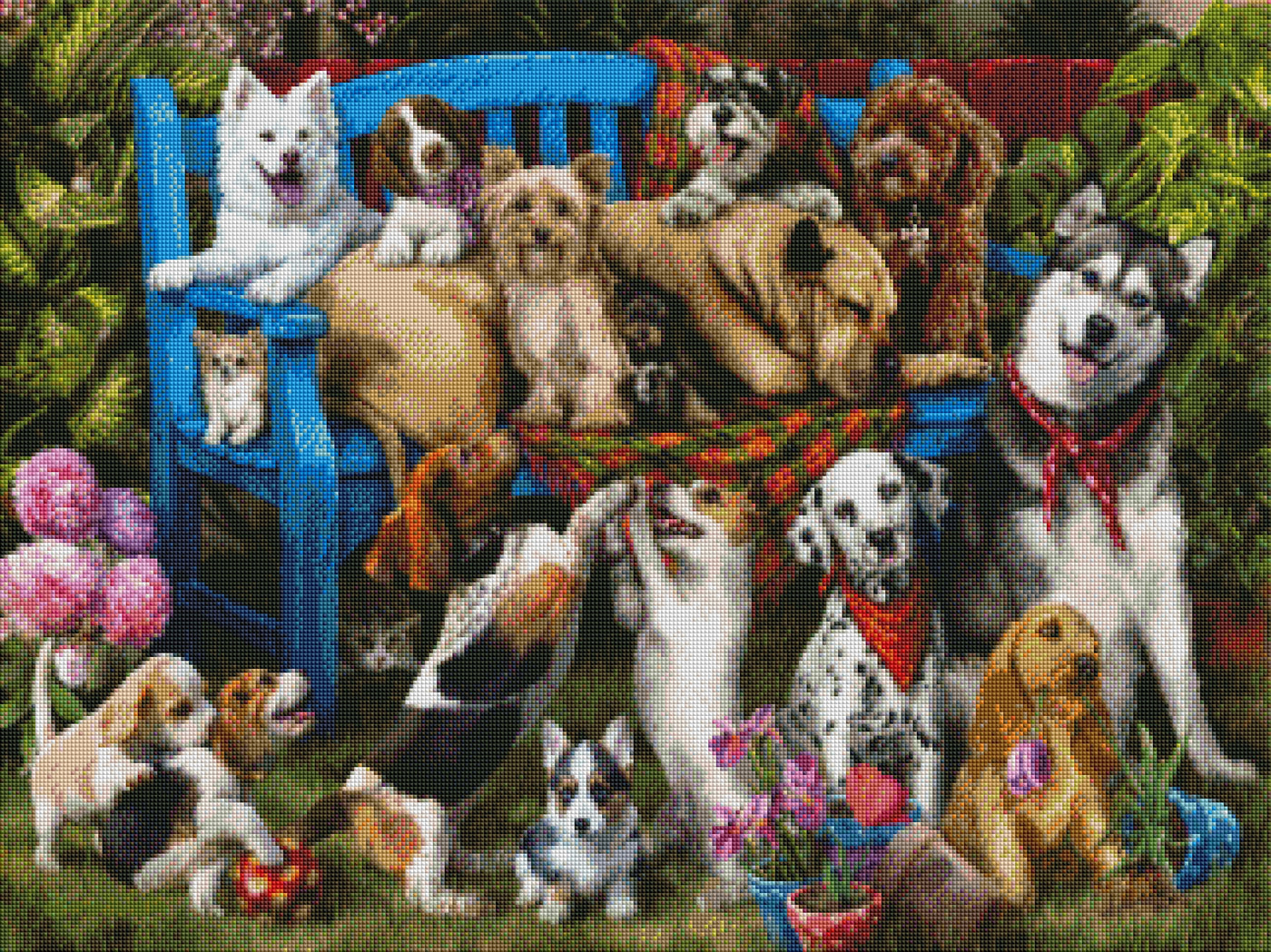 Dogs on a Bench (MTO)