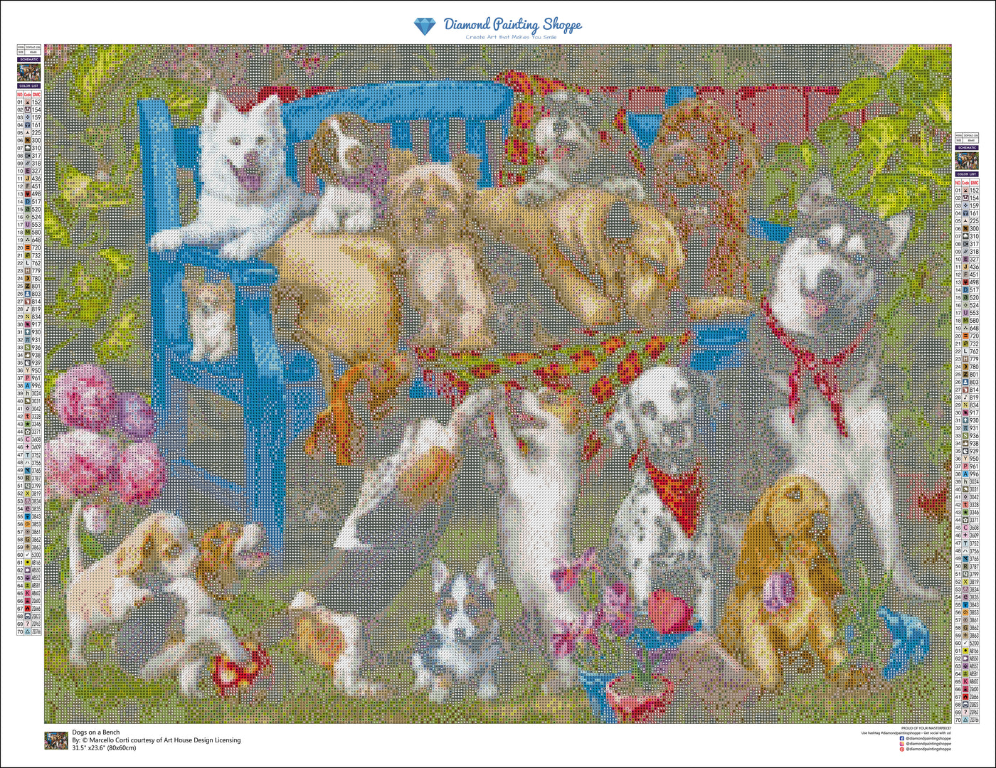Dogs on a Bench (MTO)