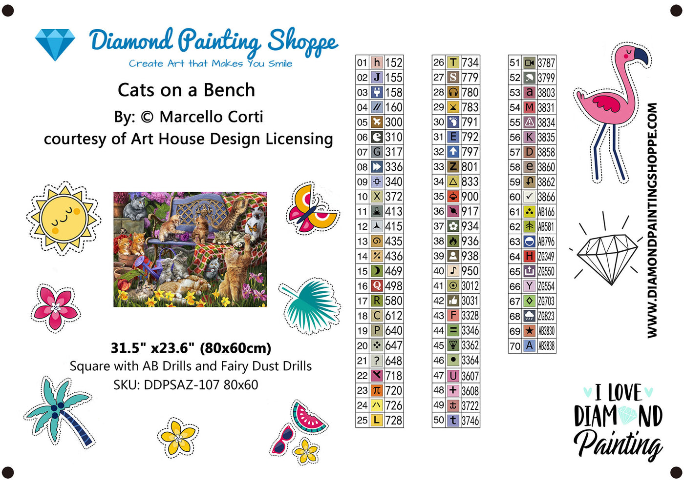 Cats on a Bench (MTO)