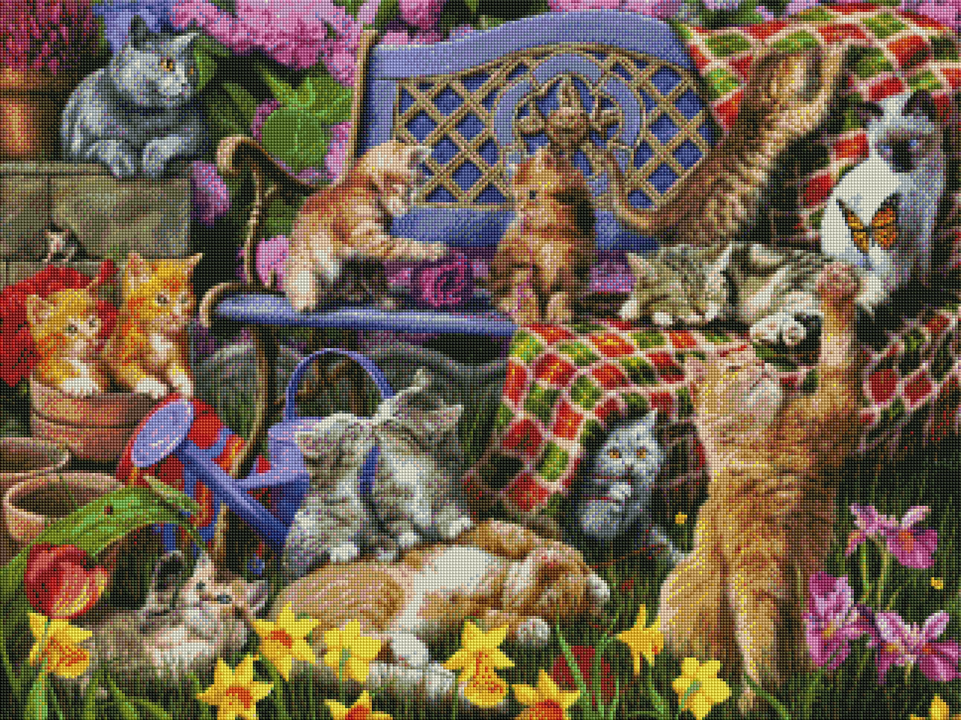 Cats on a Bench (MTO)