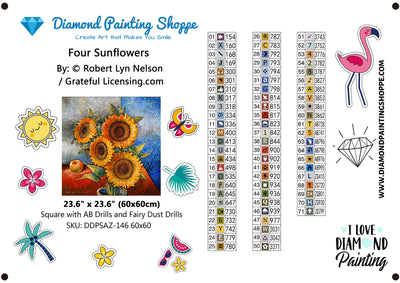Four Sunflowers - MTO