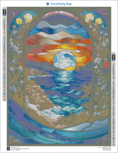 Stained Glass Sunset - MTO