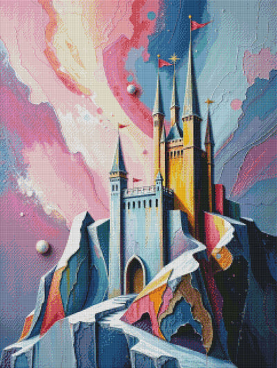 Castle on the Hill in Pastels- MTO