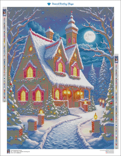 Pink Gingerbread House - MTO