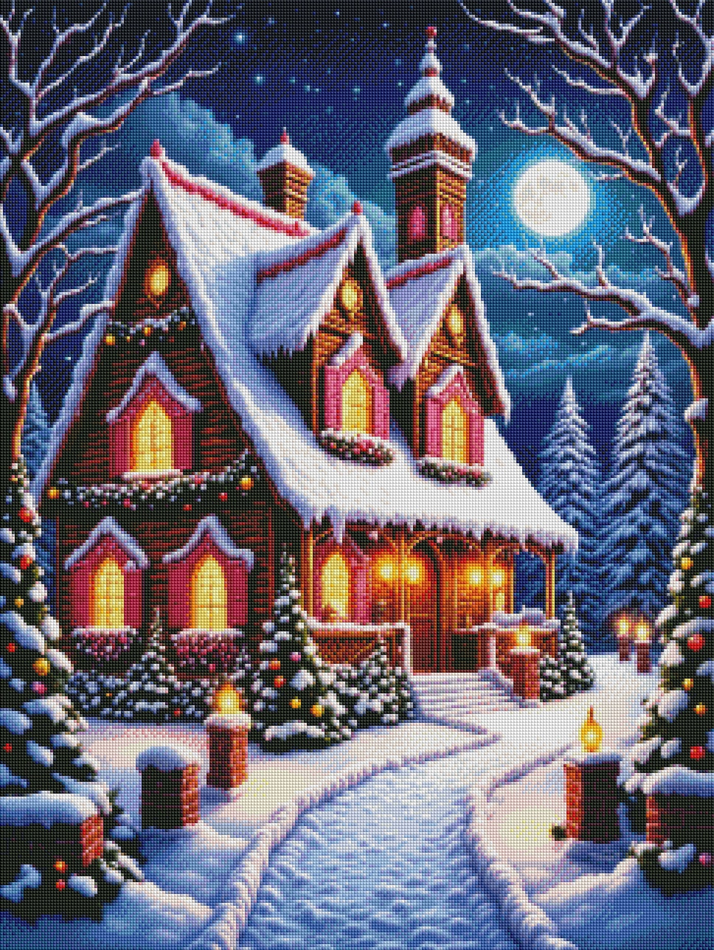Pink Gingerbread House - MTO