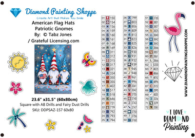 American Flag Hats Patriotic Gnomes (MTO)
