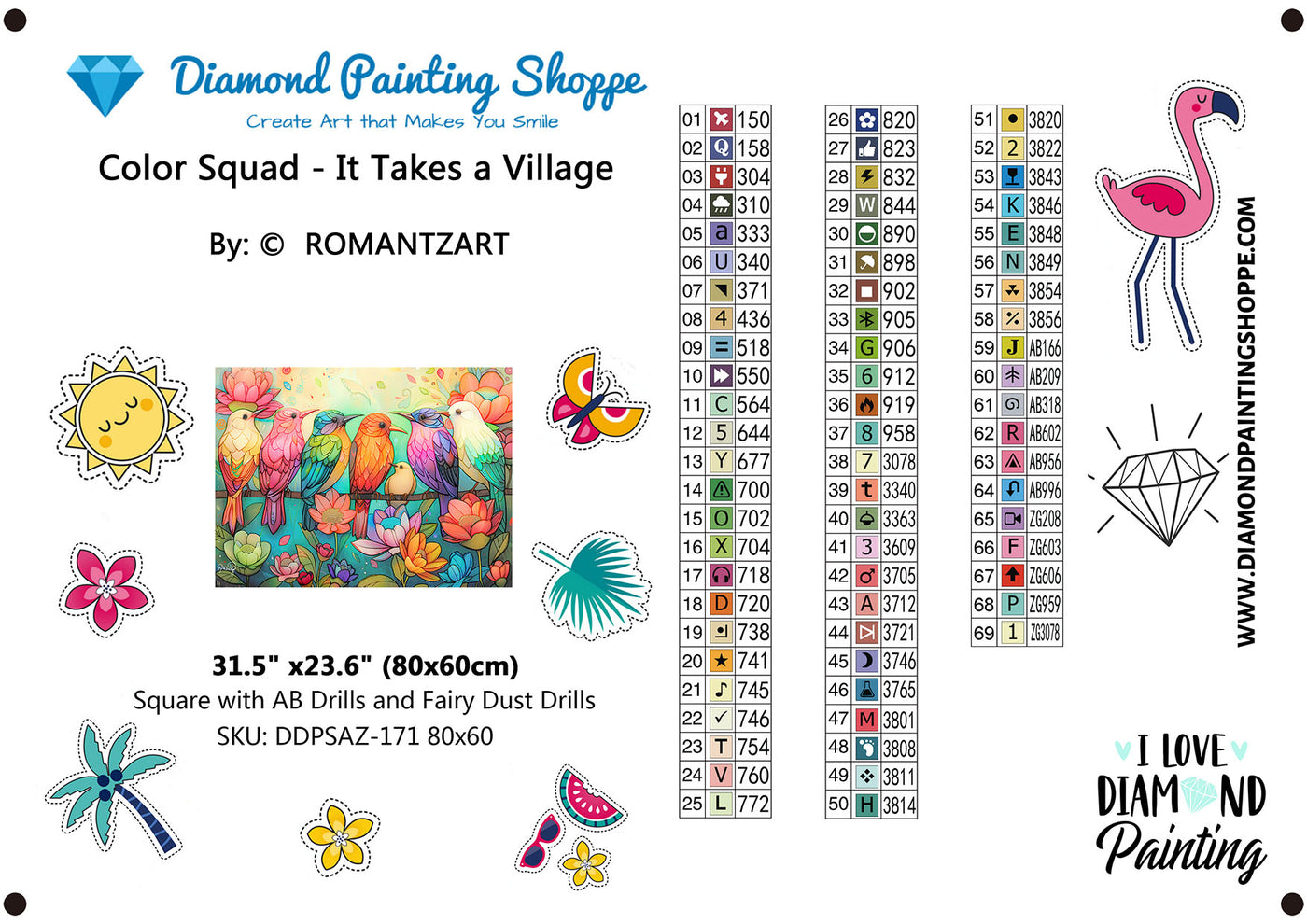 Color Squad - It Takes a Village - MTO