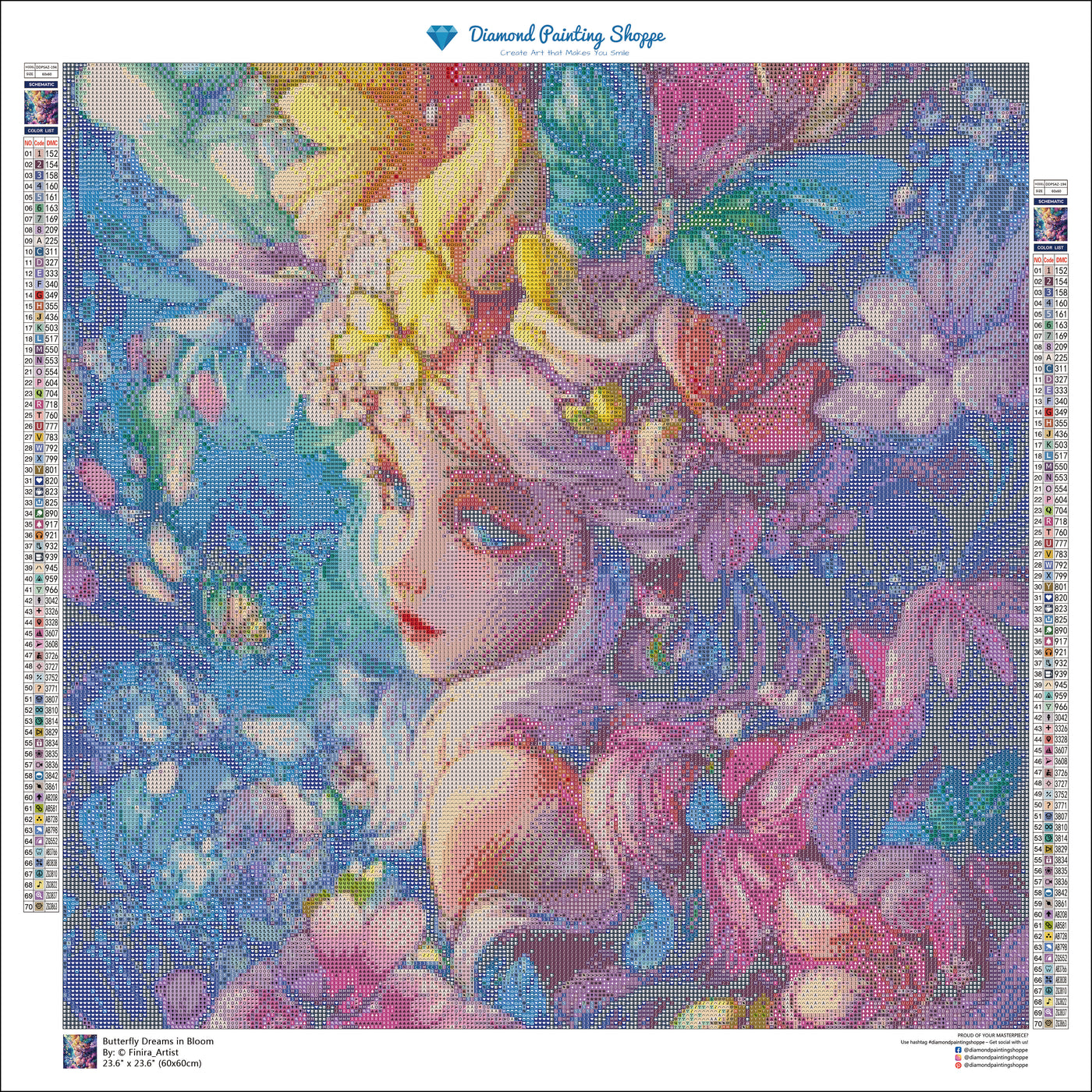 Butterfly Dreams in Bloom  (MTO)