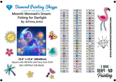 Moonlit Mermaid's Dream: Fishing for Starlight  (MTO)