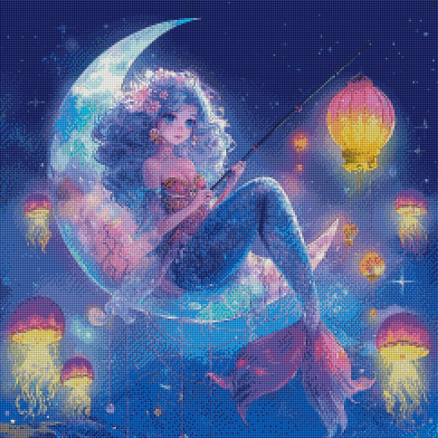 Moonlit Mermaid's Dream: Fishing for Starlight  (MTO)