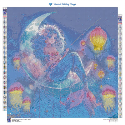 Moonlit Mermaid's Dream: Fishing for Starlight  (MTO)
