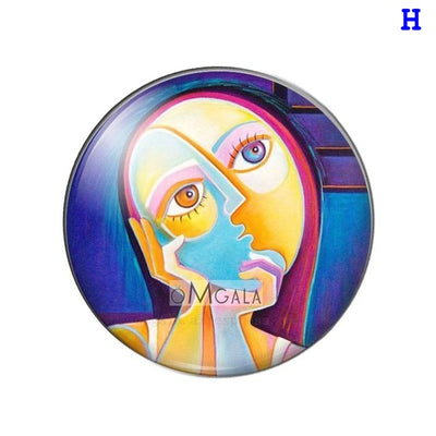 Cover Minders - Fashion Art - Glass Round