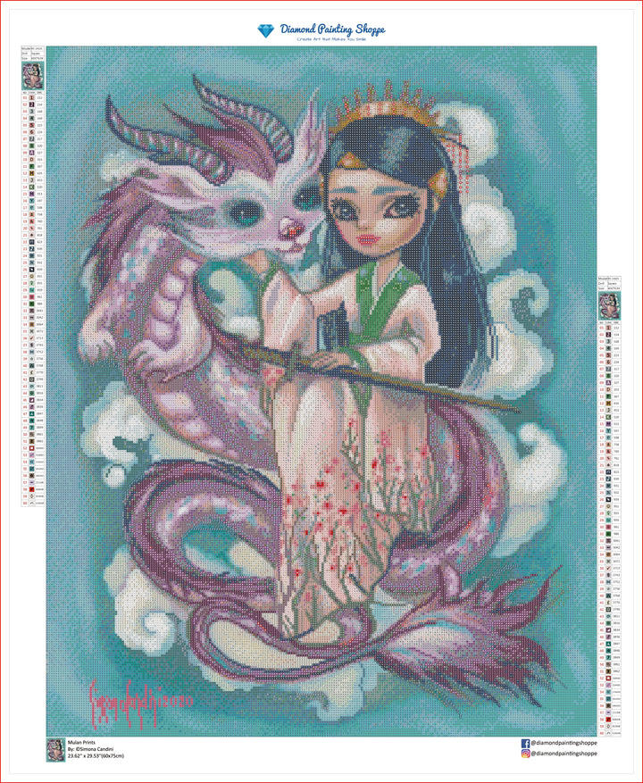 Diamond art Painting shops - Mulan