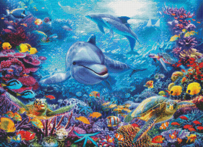 Underwater Dolphin and Turtle (MTO)