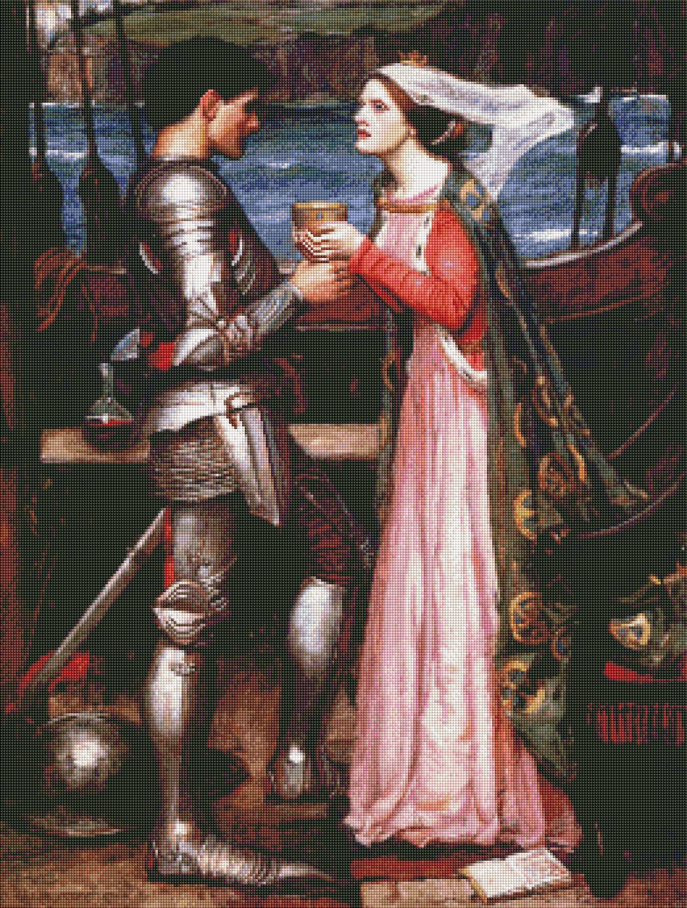 Tristan and Isolde with the Potion, 1916 (MTO)