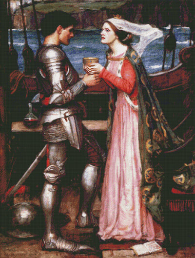 Tristan and Isolde with the Potion, 1916 (MTO)