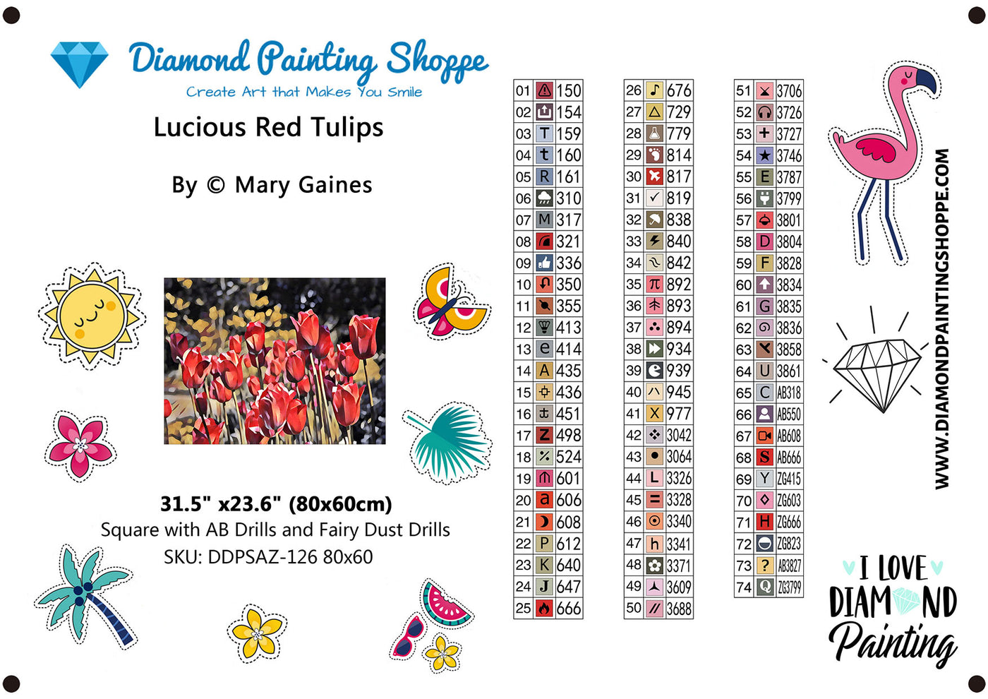 Lucious Red Tulips (MTO)