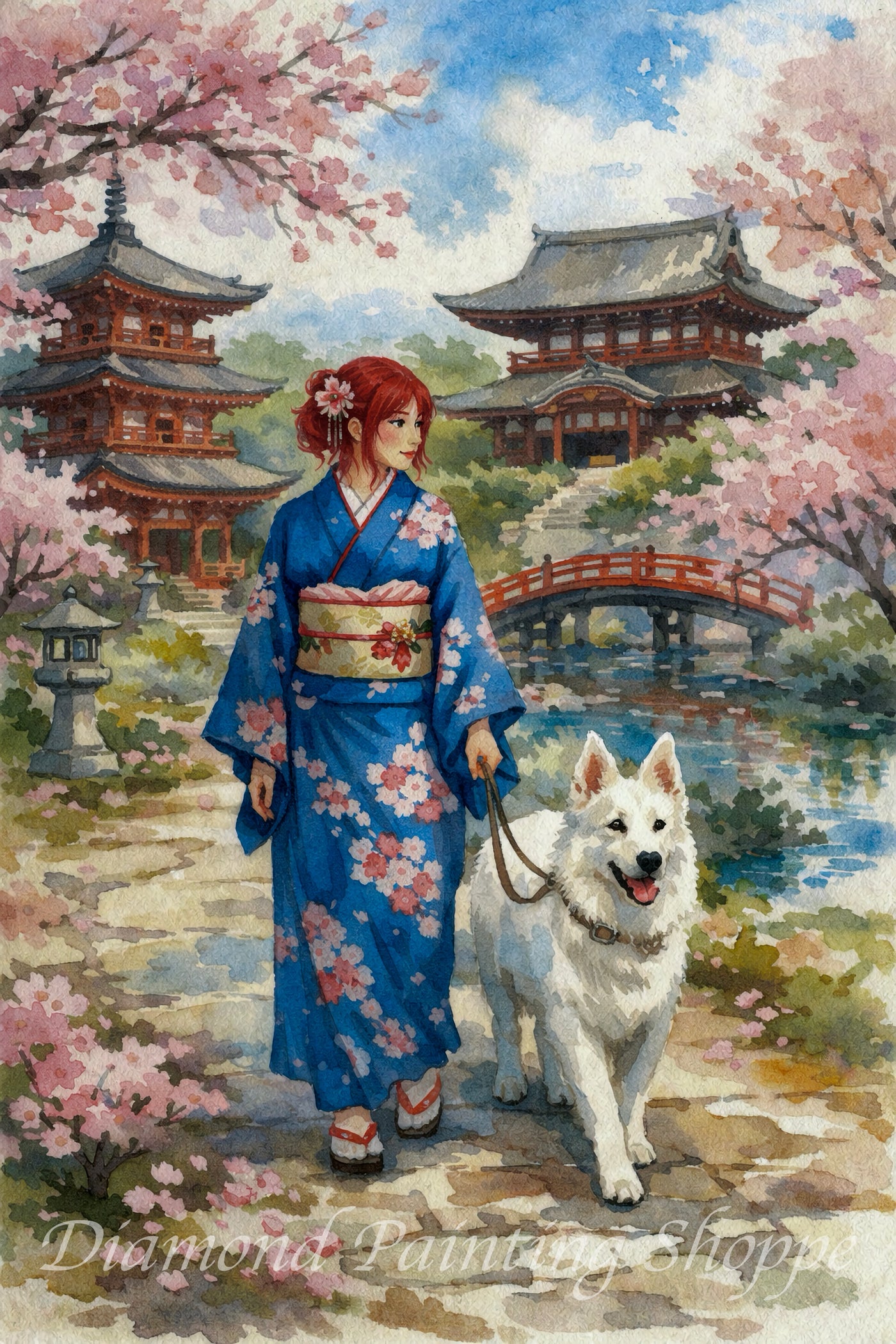 Beneath the Cherry Blossom | by: Nina - Rednin_Gallery | Diamond