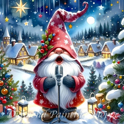 Festive Gnome Brings Holiday Cheer with Song (MTO)