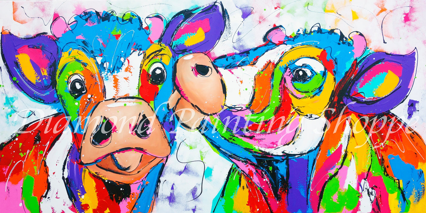 Friends Cow Reference Cows Best Friends | Diamond Painting Shoppe