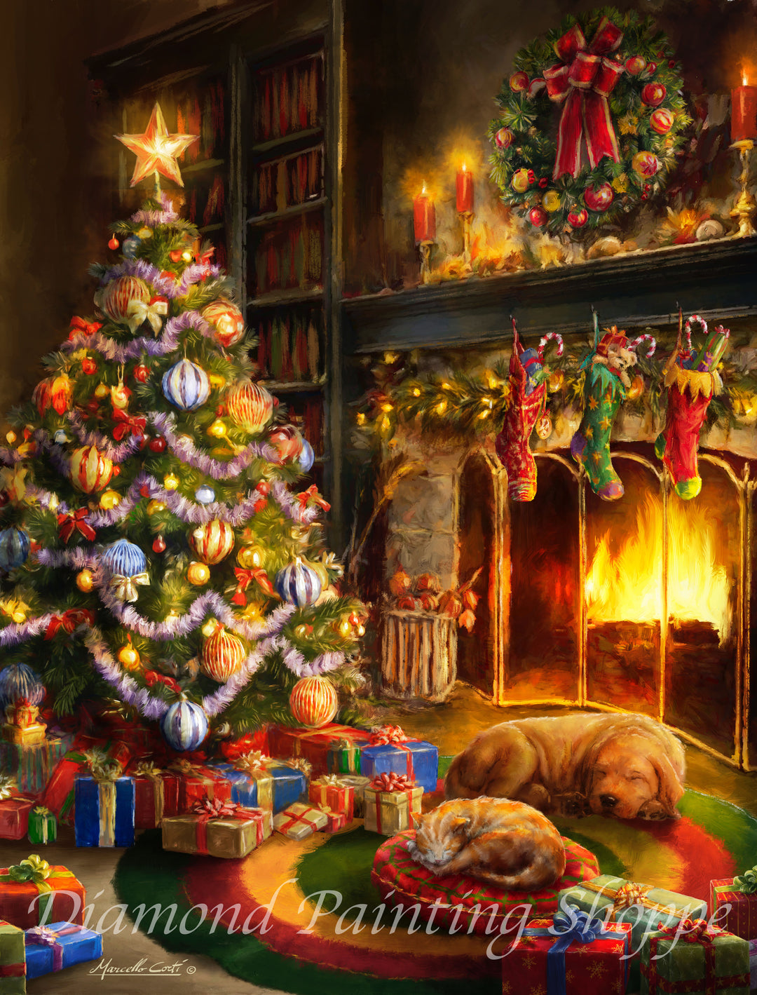 Silent Night: A Cozy Christmas Eve - By: Marcello Corti / Art