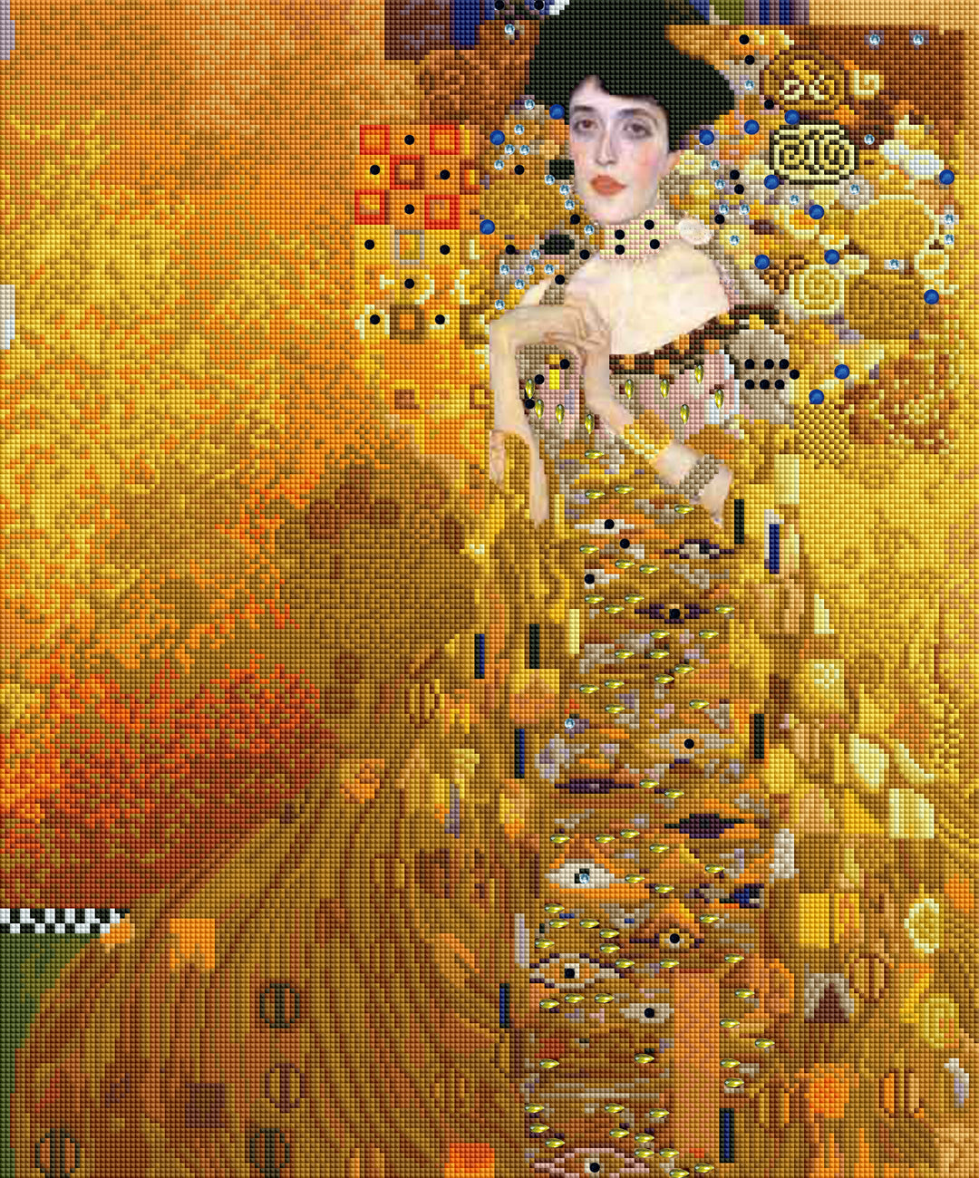 Portrait of Adele Bloch-Bauer -1907 Woman in Gold By Gustav Klimt