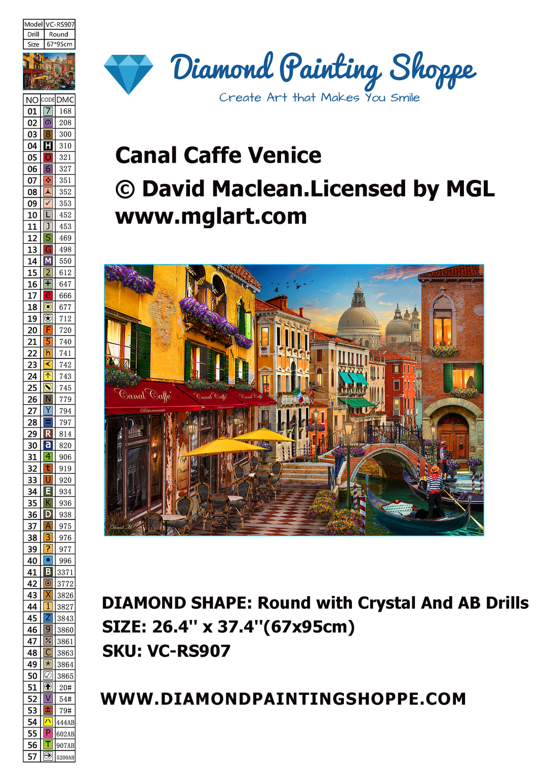 Canal Caffe Venice | Diamond Painting Shoppe